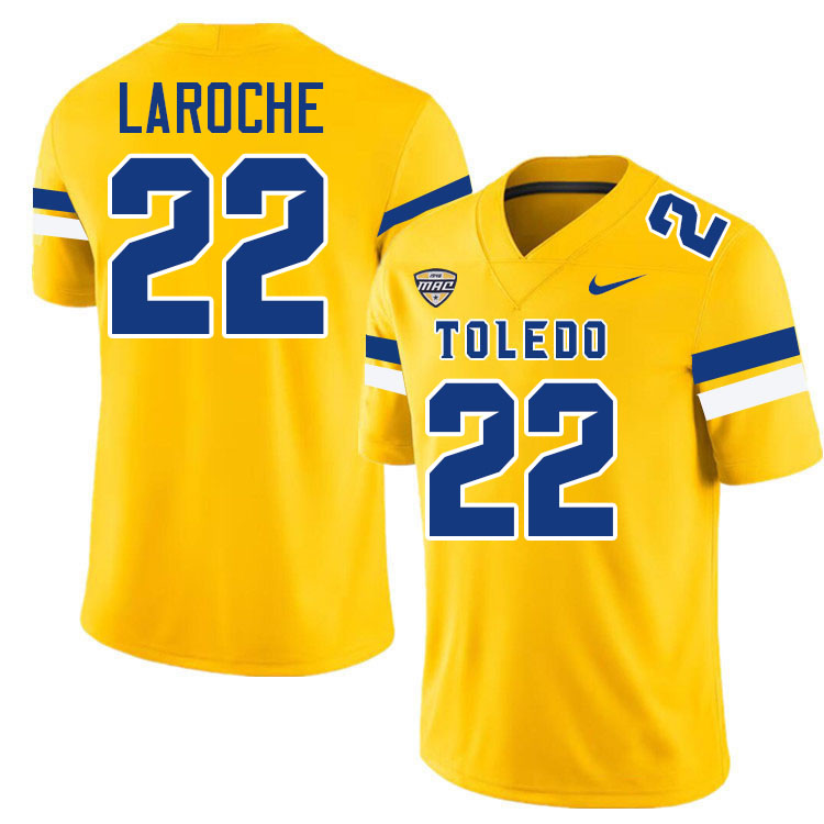 Lucas Laroche Toledo Jersey,Toledo Rockets College Football Jersey Youth College-Gold